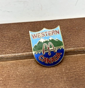 McDonald's Western Canada Metal Lapel Pin, Vintage - Picture 1 of 3
