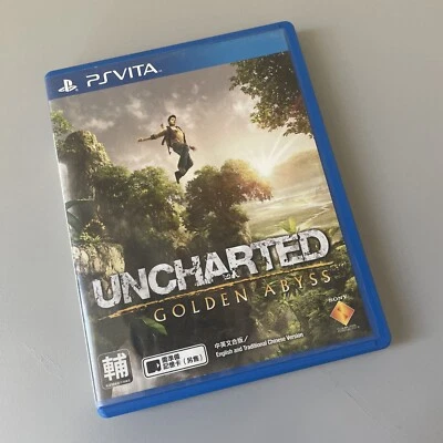 PS Vita Psv Uncharted: Golden Abyss versión asiática en inglés región libre probado Foto 1 de 4