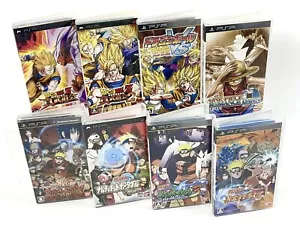 PSP Dragon Ball Naruto One Piece Shonen Jump Lot 8 Playstation Portable Japan - Picture 1 of 13