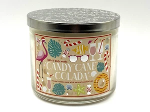 NEW 1 BATH & BODY WORKS CANDY CANE COLADA LARGE SCENTED 3-WICK 14.5 OZ CANDLE - Picture 1 of 6