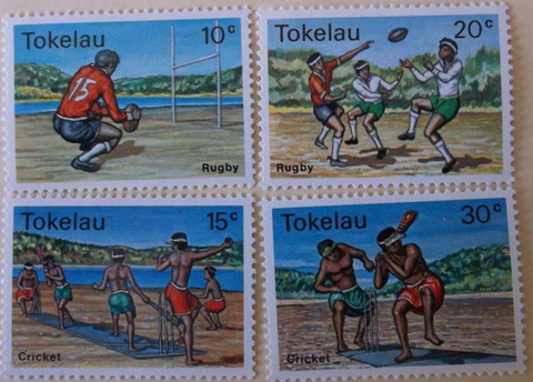 Tokelau Stamp 69-72 MNH Cat $2.50 Full Set Sports Topical Cover