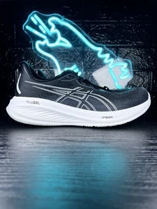Scarpe da corsa passeggio uomo Asics Gel Cumulus 26 larghe sneakers nero bianco - 12 - Foto 1 di 7