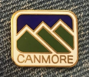 Pin de solapa de esquí Canmore ~ Pistas de esquí ~ Alberta, Canadá - Imagen 1 de 1