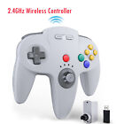 2.4G Wireless Remote N64 Controller for N64/ Switch/ PC/Mac Windows Rechargeable