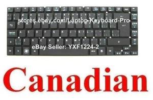 Keyboard for Acer Aspire ES15 ES1-522 ES1-522-449L - CA Canadian - Picture 1 of 1