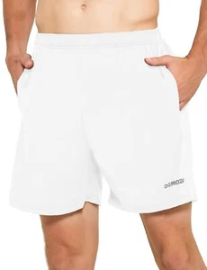 Men's 5 Inch Running Tennis Shorts Quick Dry Athletic Workout Gym Sports Shor... - Picture 1 of 6