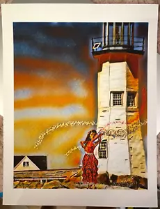 Original OOAK Barbie Print "๐ถ@Scituate Light" - Picture 1 of 1