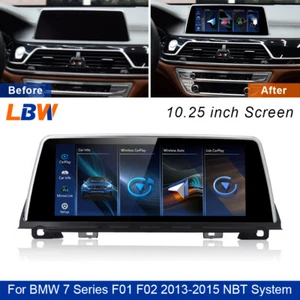 10.25 inch Car Linux Screen Carplay For BMW 7 Series F01 F02 2013-15 NBT System - Picture 1 of 12