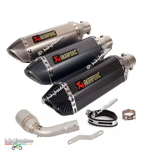 Silenciador tubo de escape medio de enlace medio 51 mm puntas para Benelli TNT125 TNT135 2017-2022 - Imagen 1 de 12
