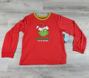 NEW DR. SEUSS Grinch Behave For The Holidays Kids SIZE XL XLARGE (16/18) - Picture 1 of 8