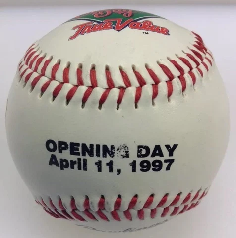 Rawlings Pittsburgh Pirates Team Logo Ball MLB Baseball Opening Day 4/11/97 1997 Cover