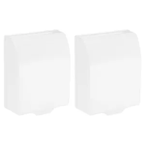 2pcs Outdoor Plug Cover Protector Outlet Box White for Bathroom, Kitchen - Picture 1 of 5