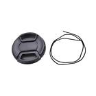 52Mm Center Pinch Snap Front Lens Cap Cover For Cam Nikon! F9g1 String W I2d2