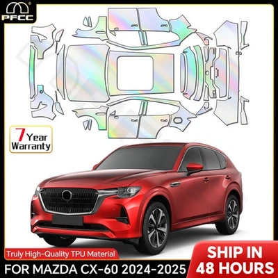 2024-2025 Mazda CX-60 Full Vehicle PreCut PPF Kit Paint Protection Film Glossy - Image 1 of 4