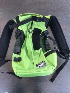 K9 Sport Sack Dog Carrier Backpack Lime Green Travel Hiking Small 13-15 Lbs MINT - Picture 1 of 8