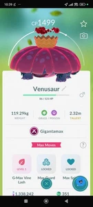 Gigantamax Venasur Pokemon Trade Go - Bild 1 von 2