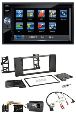 Blaupunkt Lenkrad USB Bluetooth TMC 2DIN Navigation für BMW 5er E39 1997-2001 - Bild 1 von 4