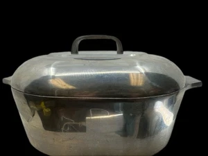 Magnalite GHC 4265 Girarrosto Forno Olandese con Coperchio e Rivestimento 8 Qt Alluminio USA Vintage - Foto 1 di 11