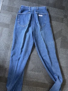 Wrangler Junior Fit Blue Jeans Size 11, Pink Stripe, N5005PK - Picture 1 of 10