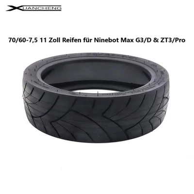 11 Zoll 70/60-7,5 Reifen für Ninebot Max G3/D & ZT3/Pro Scooter OEM Ersatzreifen - Bild 1 von 4