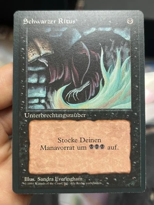 German FBB • Dark Ritual • Pack Fresh • Mtg (1907) - Image 1 of 4