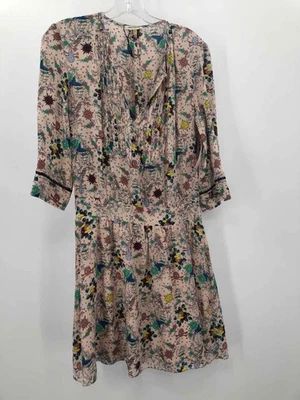 Zadig & Voltaire Pink Size Medium Shift Short Long Sleeve Dress - Image 1 of 3