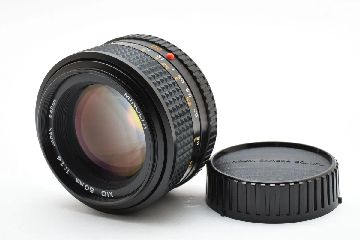 [美品] Minolta ミノルタ MD 50mm f1.4 フィルター付き 中古】(ミノルタ) MINOLTA MD 50mm F1.4｜ナニワグループオンライン