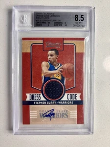 Panini Classics Dress Code Steph Curry 2010 juego usado parche automático/25 BGS 8,5 - Imagen 1 de 2