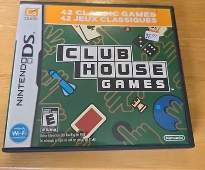 Clubhouse Games (Nintendo DS, 2006) CIB / Complete - Tested - Image 1 of 2