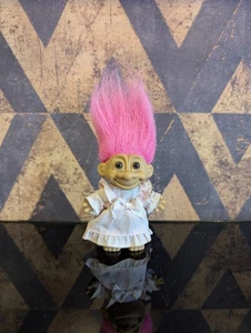 90er Jahre Troll Figur mit Pinken Haaren - Bild 1 von 4