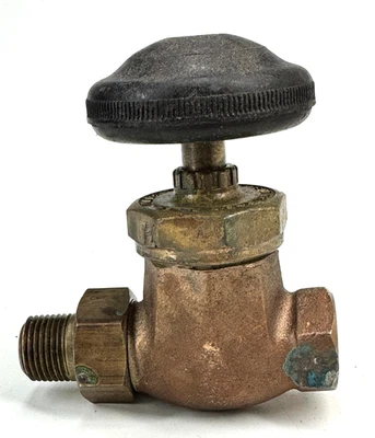 MARSH INSTUMENTS Bronze Globe Valve 1/2" Union Male NPT x Female NPT - Image 1 of 4