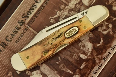 CASE XX USA 1 DOT 1999 STAG MINI COPPERLOCK KNIFE 51749 L SS NICE IN TIN (27248) - Image 1 of 4