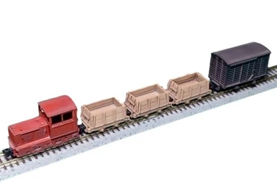 Nn3/Nm TMW Whitcomb Locomotive, Boxcar & Dump Cars Set Kit 6.5mm Narrow Gauge - Image 1 of 4