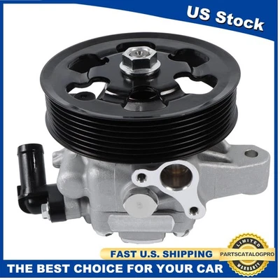 Power Steering Pump w/ Pulley for Acura RSX 2.0L 2002-2006 Honda CR-V 2005-2011 - Image 1 of 4
