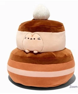 NWT! Pusheen Tiered Chocolate Cake Squisheen Plush 11" NEW - Picture 1 of 1