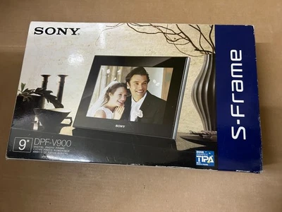 Sony DPF-V900 Black 9-Inch LCD Screen Built-In 512MB Memory Digital Photo Frame - Image 1 of 2