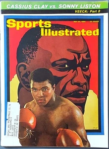 Cassius Clay Sports Illustrated Muhammad Ali Boxing May 24 1965 Sonny Liston - Picture 1 of 2