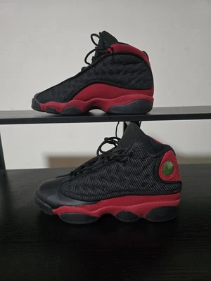Air Jordan 13 Retro "Bred" (Negro/Rojo Verdadero), Hombre US 7Y / UK 5 / EUR 40, Auténtico Foto 1 de 4
