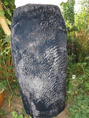 Zara faux fur black pencil skirt EUR 38 UK 10 - Image 1 of 2