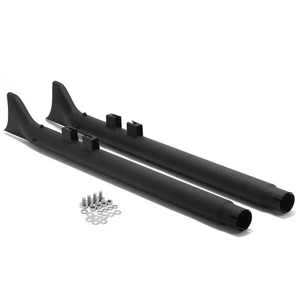 36in. Fishtail Slip on Mufflers Exhaust for Harley Touring Road King Glide 95-16 - Picture 1 of 9