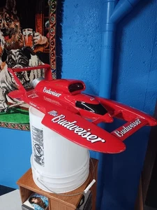 PROBOAT 1/12 SCALE MISS Budweiser RC BOAT NITRO GLOW LIPO LITHIUM *WITH ONE FLAW - Picture 1 of 13