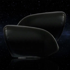 Cubiertas de espejo retrovisor negras Auto Reflections para Ford Explorer XLT 2020-2021 - Imagen 1 de 3