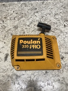 Poulan 335 Pro Lüftergehäuse Recoil Starter Zugseilgriff (kleiner Riss) - Bild 1 von 6