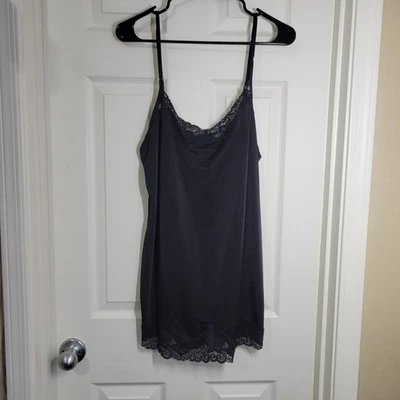 Lane Bryant Chemise Slip-Style Dress Sleep Night Gown Black Size 10/12 or 0X - Image 1 of 4