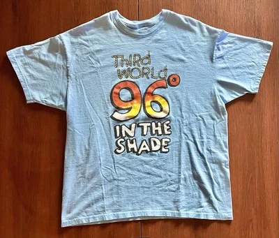 Vintage T-shirt Third World 96 Degrees In The Shade Reggae Rasta Roots Sz L/XL - Image 1 of 4