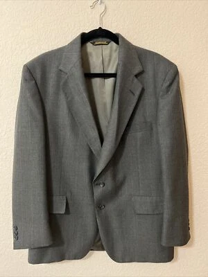 Blazer Abrigo Deportivo Chaqueta 44S Strathmore Marrón Gris Traje Lana 2 Botones Clásico Foto 1 de 4