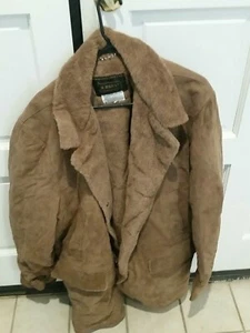 Vintage coat Brent 1960s By Montgomery Wards Dupont Quilon size large 38 in lon - Picture 1 of 11