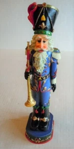 13" Poly Nutcracker with Herald's Trumpet - Picture 1 of 10