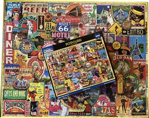 Potpourri~ White Mountain Puzzles ~ 1000 piece Puzzle~ FREE Ship - Picture 1 of 2