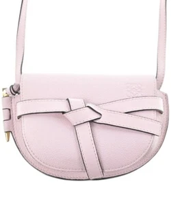LOEWE Gate Shoulder Bags Leather Pink Mini Anagram 321.12.U62 2200527669089 - Picture 1 of 10